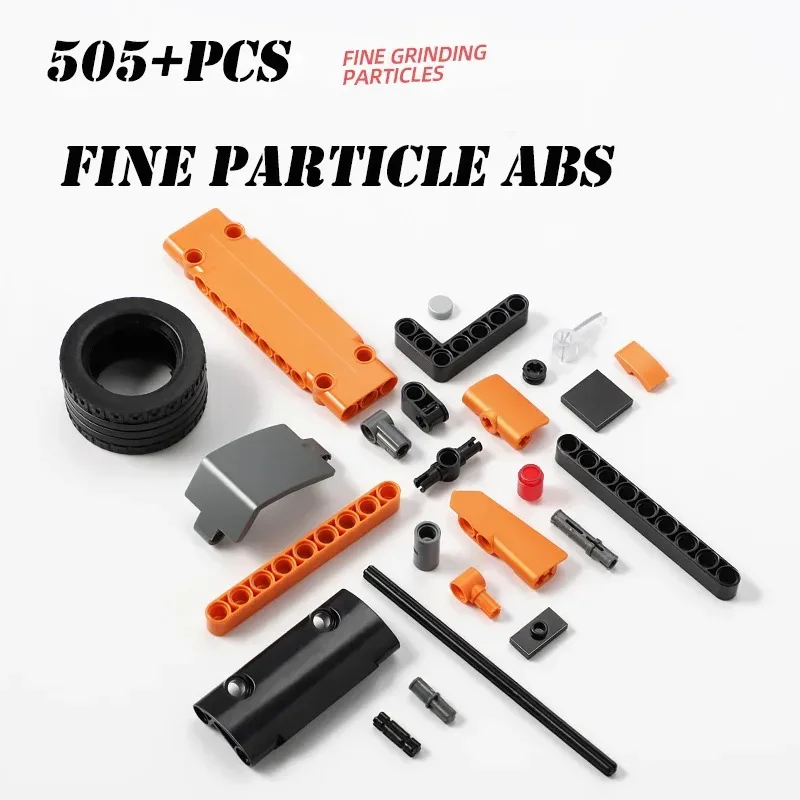 520pcsTechnical Super Racing Car Model Building Blocks Automobile Pull Back DIY MOC Vehicle Bricks Children Construction Toys