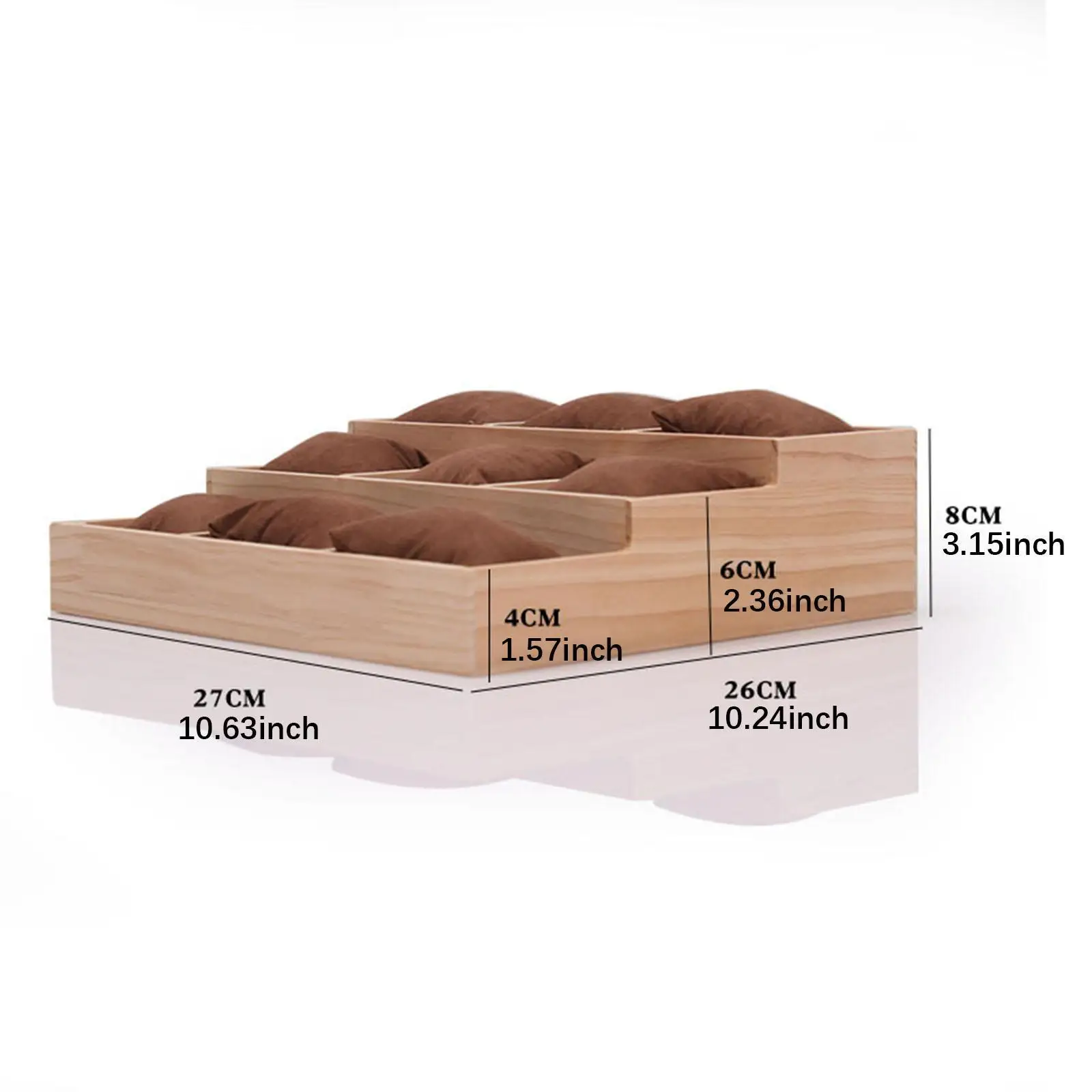 Watch Display Tray for Bangles Necklaces Organizer for Counter Shop Drawer