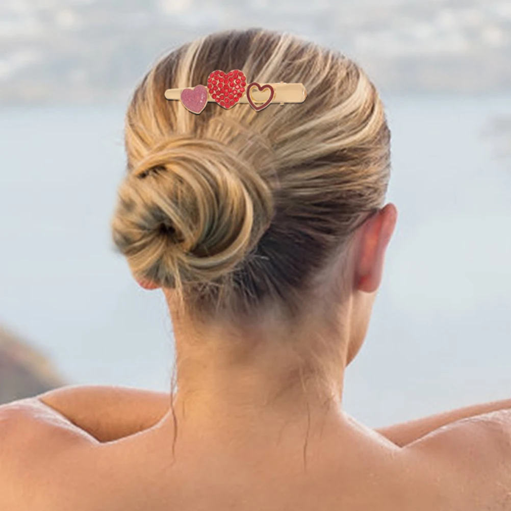 

Hairband Clip Set Headbands Valentine's Day Alloy Valentines for Women Women's