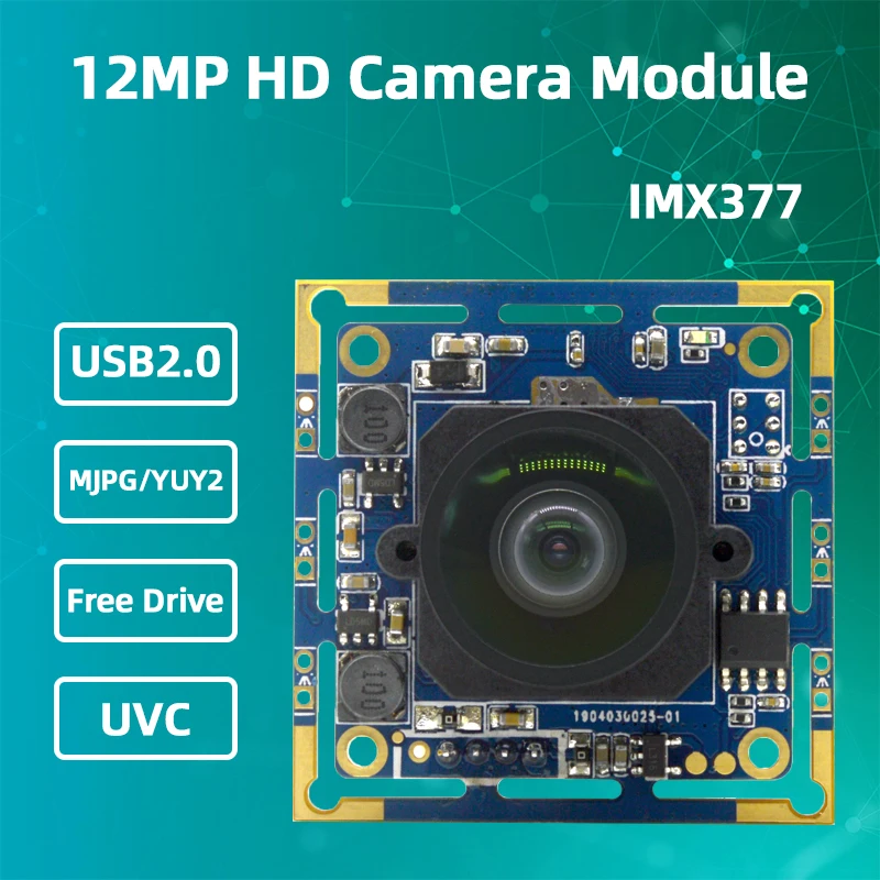 

12 million HD USB camera module module Document ID photography Wide angle macro shooting IMX377