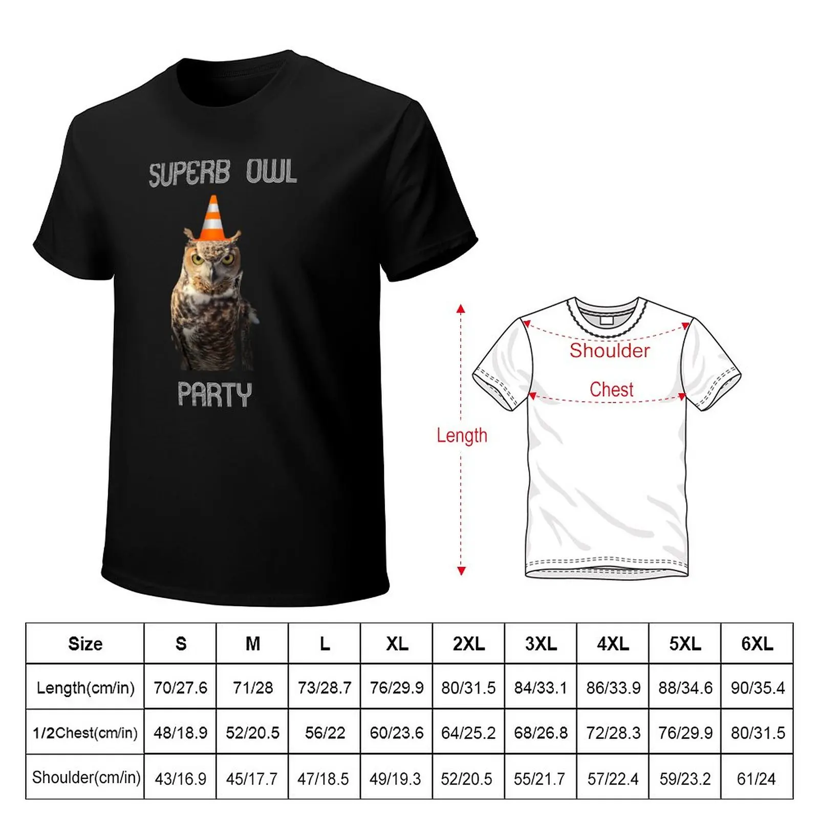 Superb Owl Party WWDITS T-Shirt Anime t-shirt vintage t shirt boys white t shirts mens long sleeve t shirts