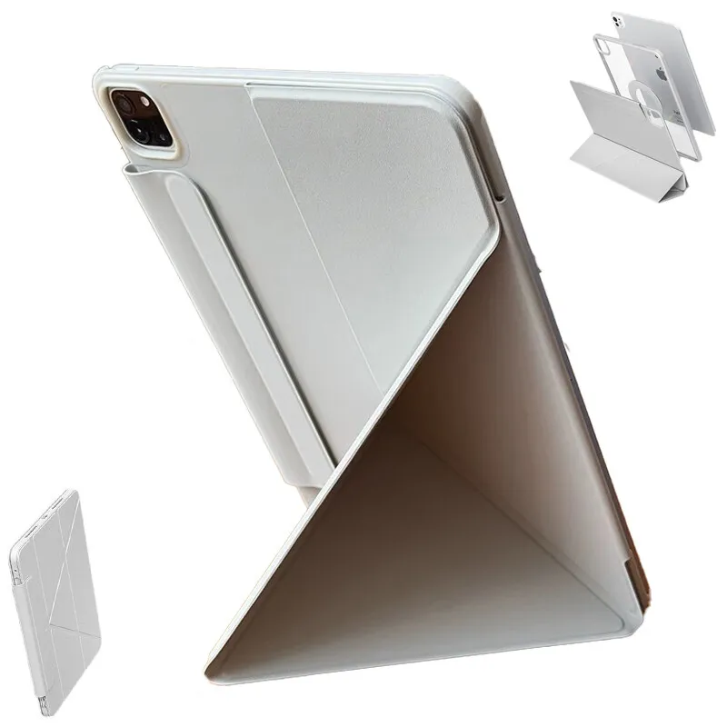 

Для iPad Air 5/6/7 2025 iPad Pro 11 12,9 13 дюймов 10Gen 10,5 10,2 9th 8th 11th A16 M3 M2 Магнитный чехол для планшета с держателем для ручки