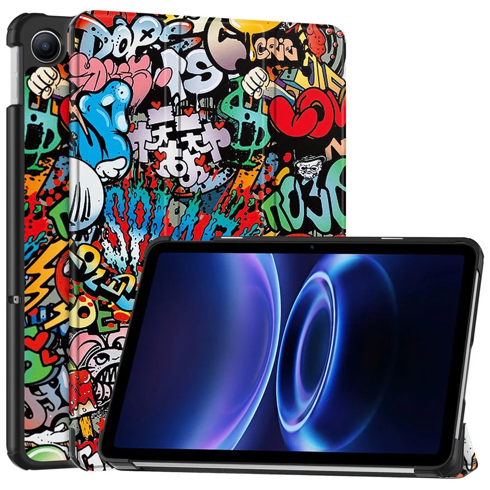 For Redmi Pad 2 / Redmi Pad 2 SE 9.7 Inch Case Tri-fold Stand Hard Shell Auto Sleep/Wake Shockproof Protective Case