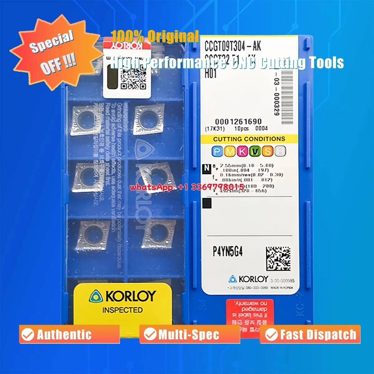 

10 шт. 100% оригинальная токарная вставка CCET CCET04 CCET0401 CCET040104 L-CRT PC5300