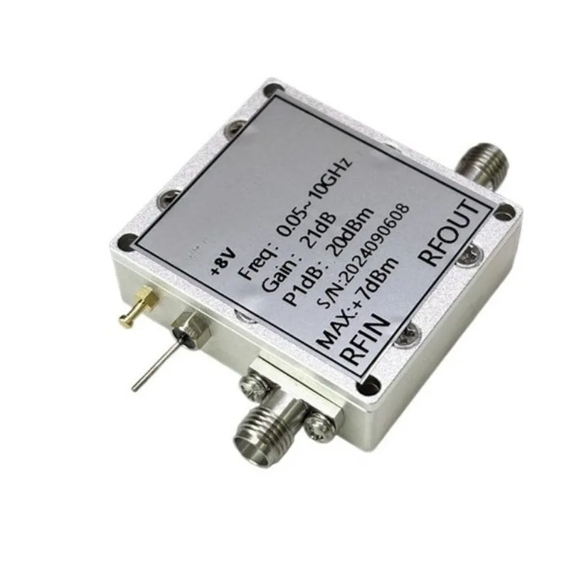 For 0.05-10 GHz RF Low Noise Amplifier LNA RF Amplifier, Gain 21dB Noise 1.8dB