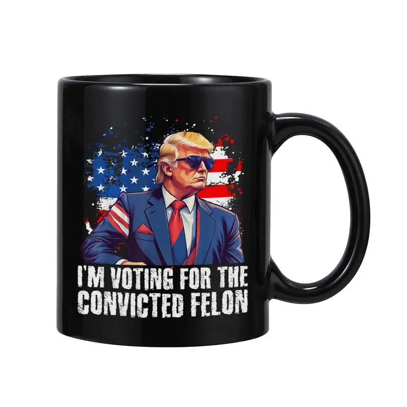 

2024 T ump President Coffee Mug Take America Back Mugs Fun Ceramic water cups supporter Enjoy favorite beverage Novelty Cup