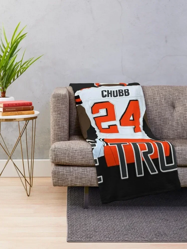 Nick Chubb T-ShirtIn Chubb We Trust! Throw Blanket Soft Big Winter beds Blankets