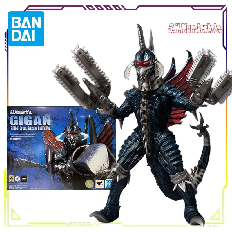 

BANDAI Original S.H.MonsterArts Series Gai Gang (2004) Anime Action Figure Model Toys Movable Model Ornaments Gifts for Boys