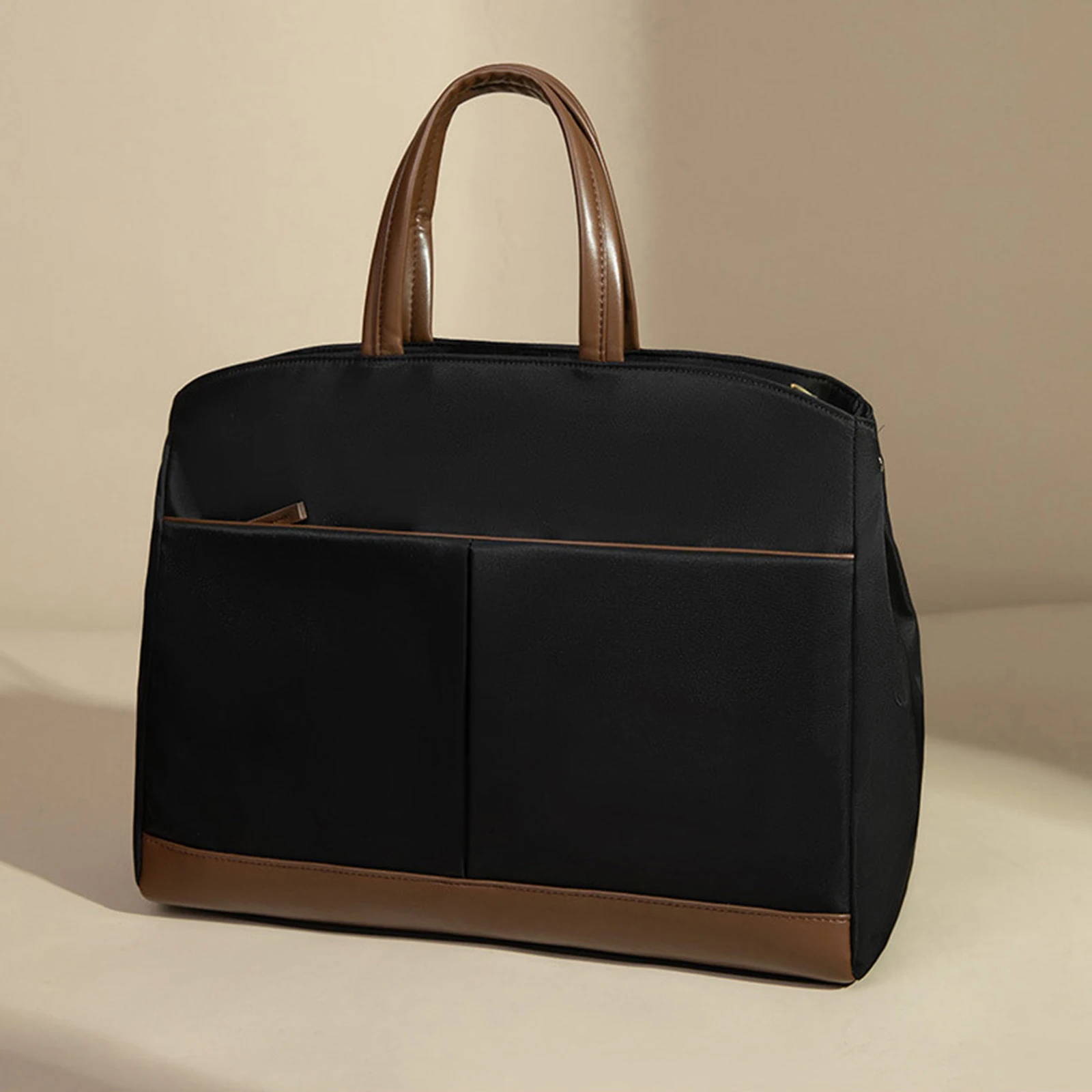 Tote Bag Zipper Shoulder Bag Faux Leather Purses Satchel for Women Casual Handbag Work Dating College