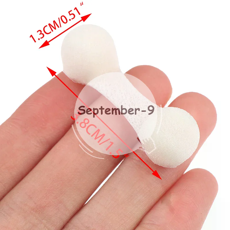 50Pcs Tanning Nasal Plug Spray Nose Filters Sponge Black/White Anti-pollution