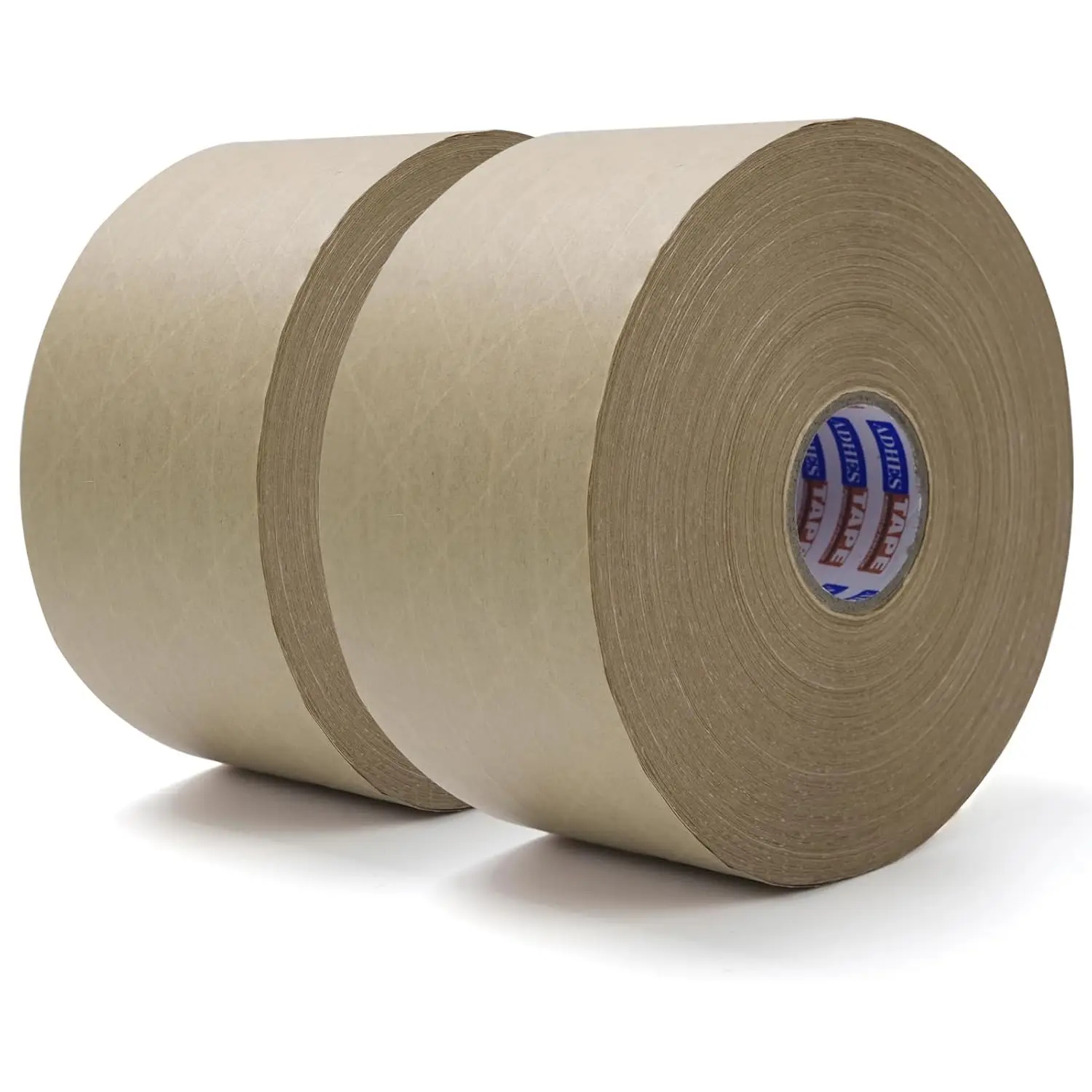 

ADHES Water Activated Tape 2.83" x 110yds x 2 Rolls, Reinforced Kraft Gummed Paper Tape, Eco-Friendly, Strong Adhesive S