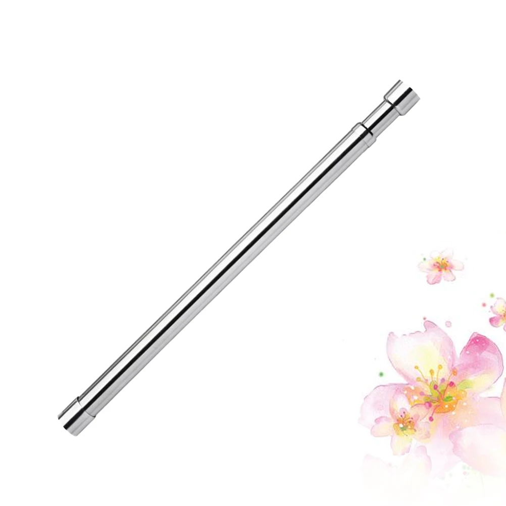 

Shower Curtain Rod Telescopic Clothes Rail Wardrobe Extendable Adjustable Hanging