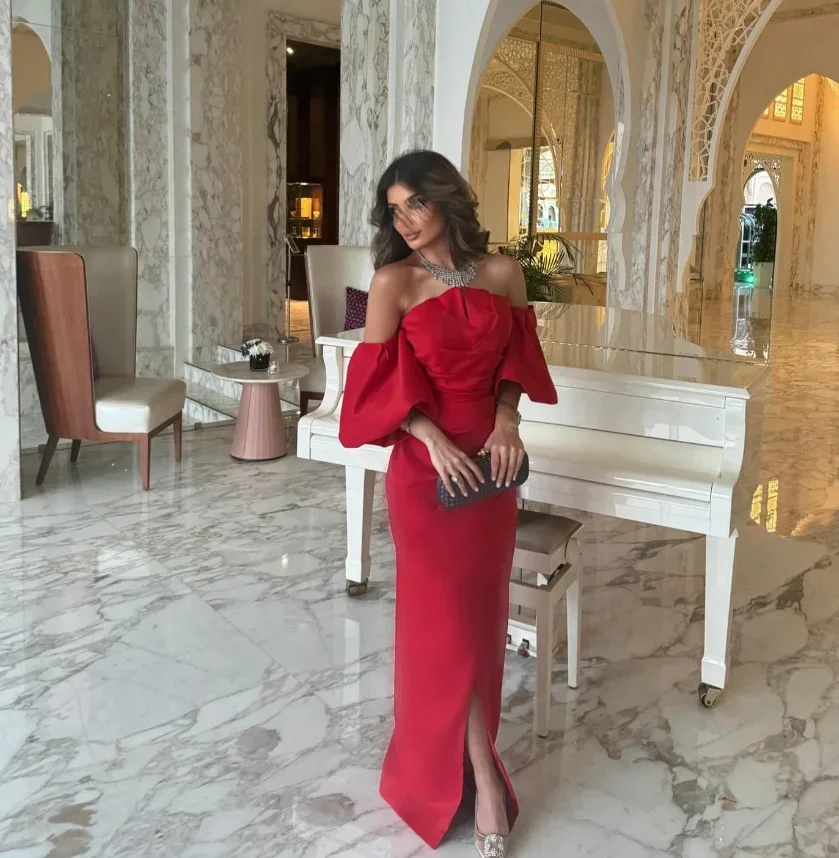 Customized Floor Length Vestido Dourado Longo Formal Dress Women Elegant Shiny Dress Dresses 2024 سيرين سيرين لفساتين السهرة