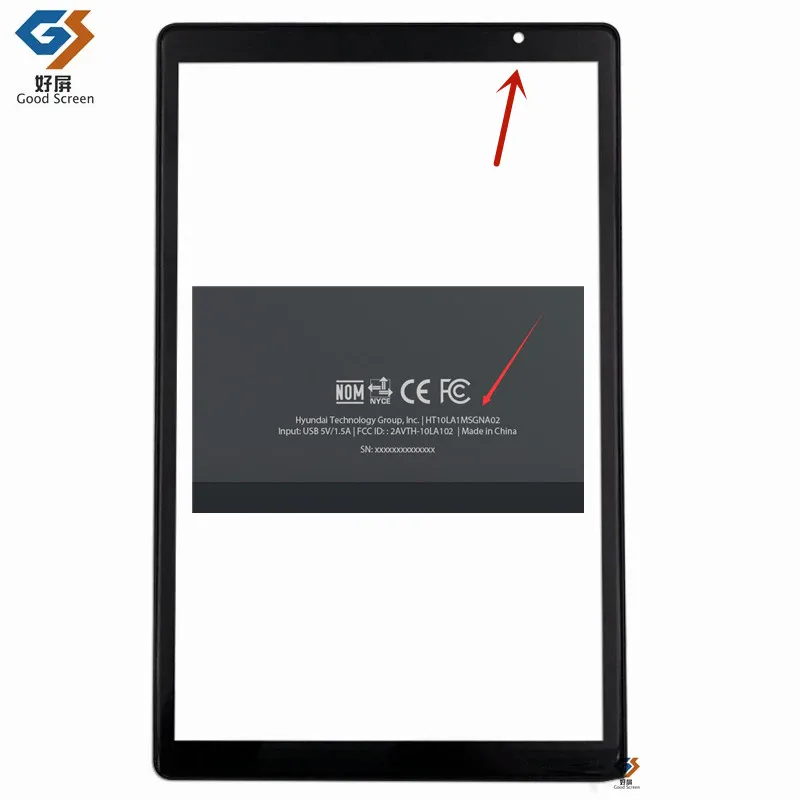 

Black 10.1 Inch For Hyundai HYtab Pro 10LA1 Tablet capacitive touch screen digitizer sensor HT10LA1MSGNA02