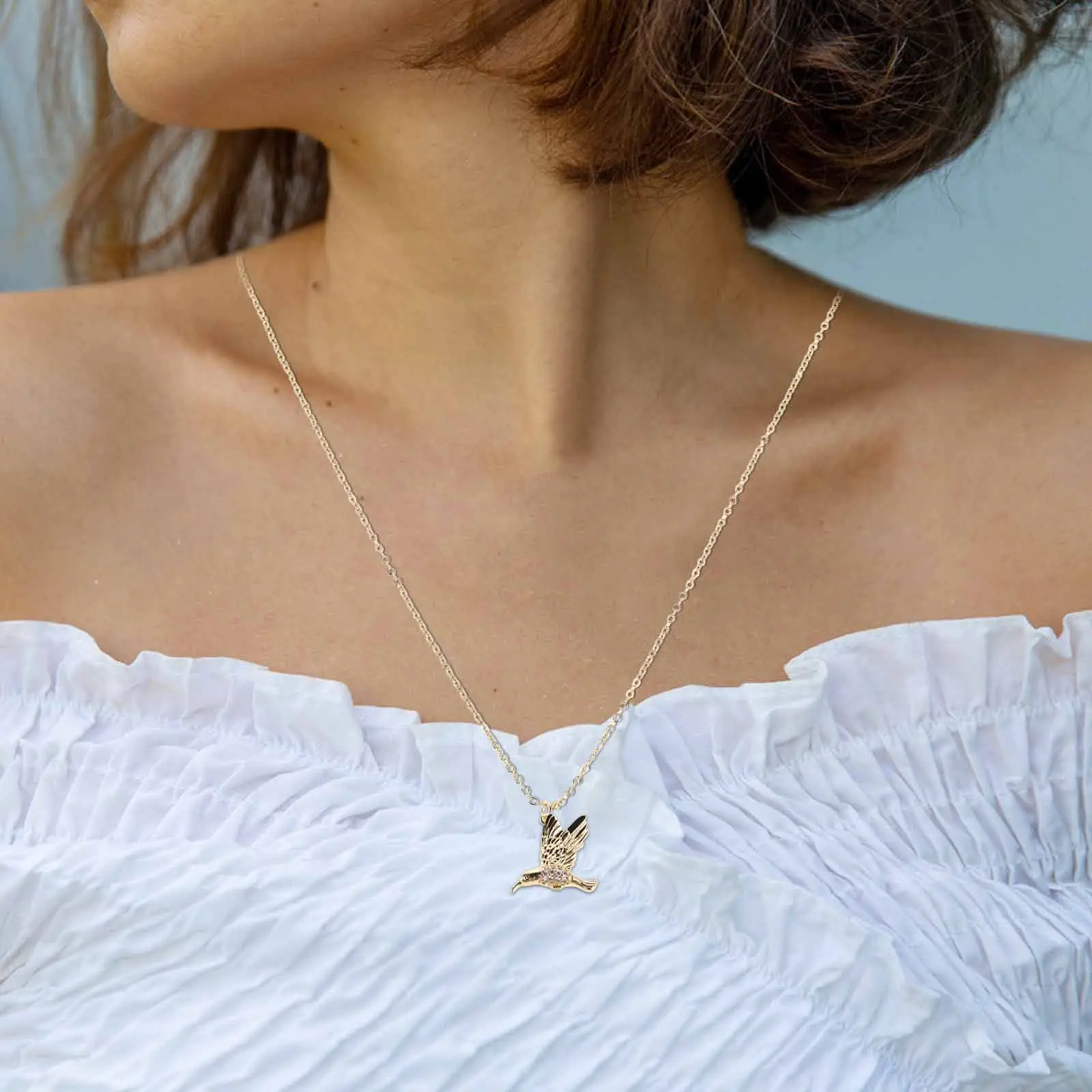 

5 шт. подвесок-птичек со стразами, миниатюрные разноцветные искусственные птички, аксессуары для изготовления украшений (для ожерелий и браслетов)