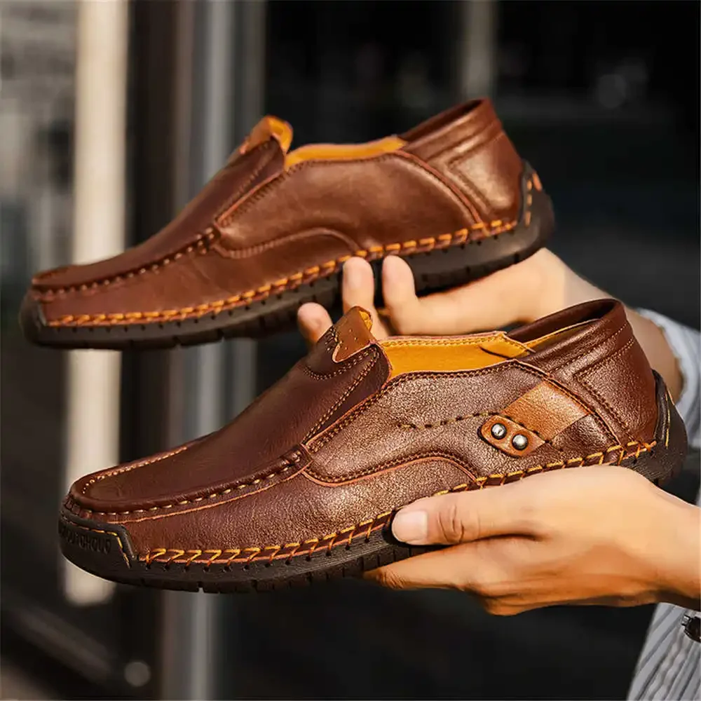 Size 46 Ecoleather White Loafers Men Casual Shoes For Men Sport Men's Sneakers 36 Comfort Products Universal Brand Seasonal