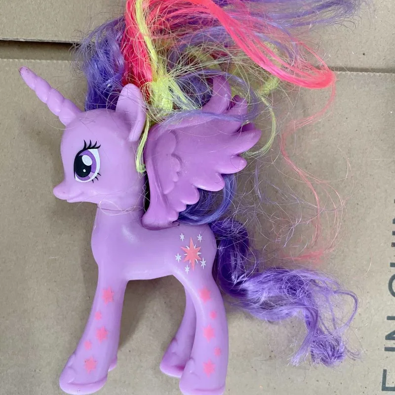 Figurine My Little Pony Twilight Sparkle Starlight Glimmer Pinkie Pie Fluttershy Celestia, armure brillante, jouet pour enfants