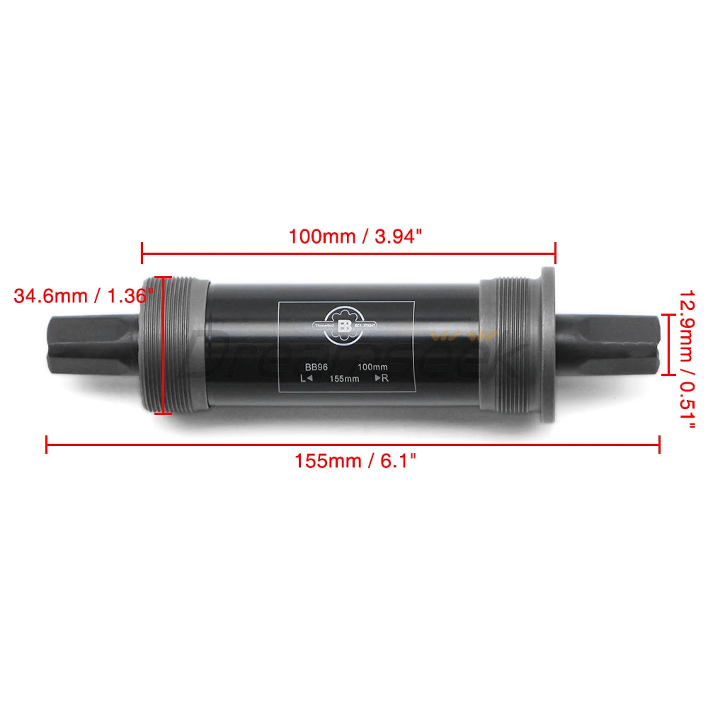 الدراجة أسفل قوس مربع تفتق دراجة BB ل 80x142 مللي متر 100x155 مللي متر 100x177 مللي متر الإطار قذيفة مربع تفتق مختومة تحمل الخيوط