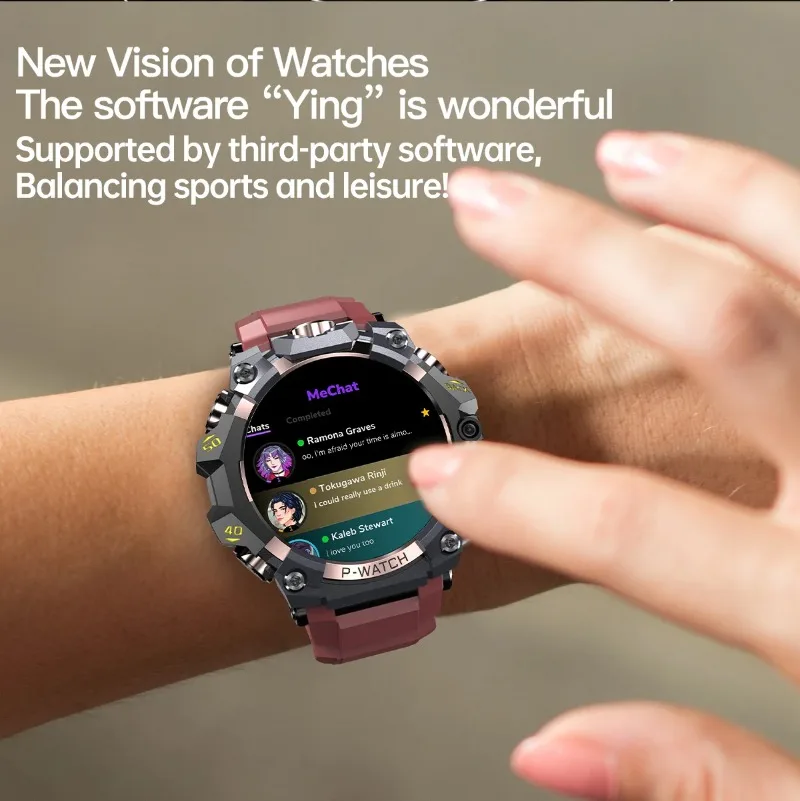 Q668 4G Independent SIM Smartwatch, Dual Front Cameras Android Wrist Watch, Heart Rate Step Count Outdoor Sports Watch