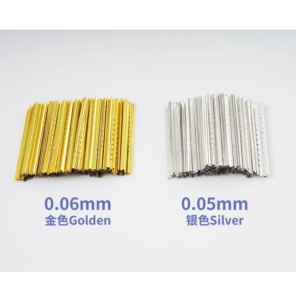 10/15boxes100pcs Finished Tin Foil Strip Gold And Silver Tin Foil Key Consumables Locksmith Tools