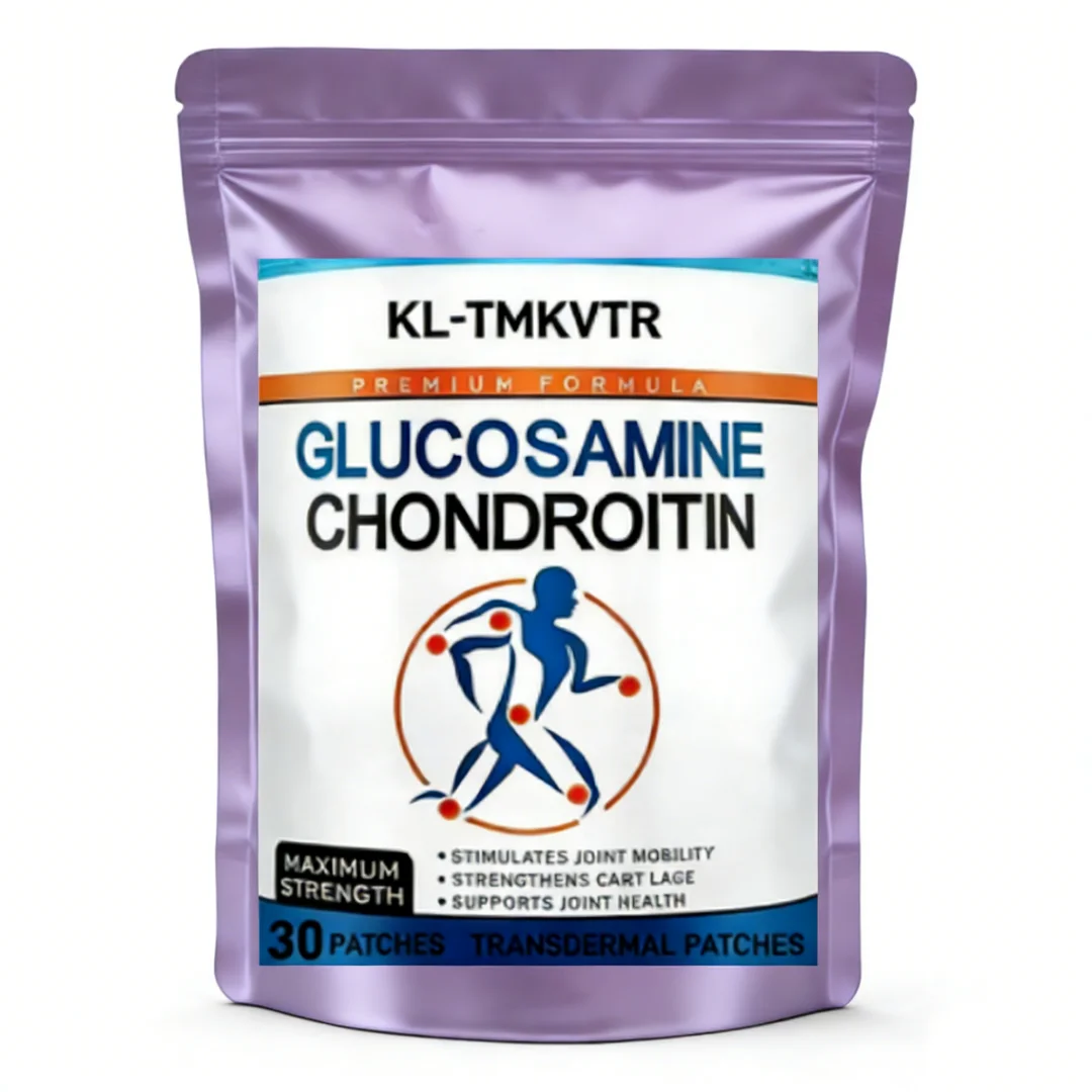 30 Patches Glucosamine Chondroitin Transdermal Patches With Turmeric Boswellia Joint Support Pain Relief Patches