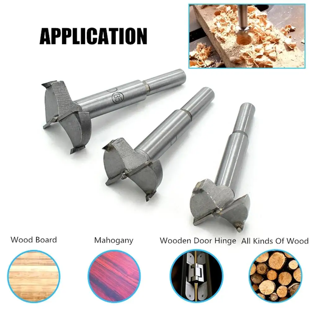 Set Core Drill Bits Professional Forstner Woodworking Hole Saw Wood Cutter For Rotary Tools 15-35mm  tools drill