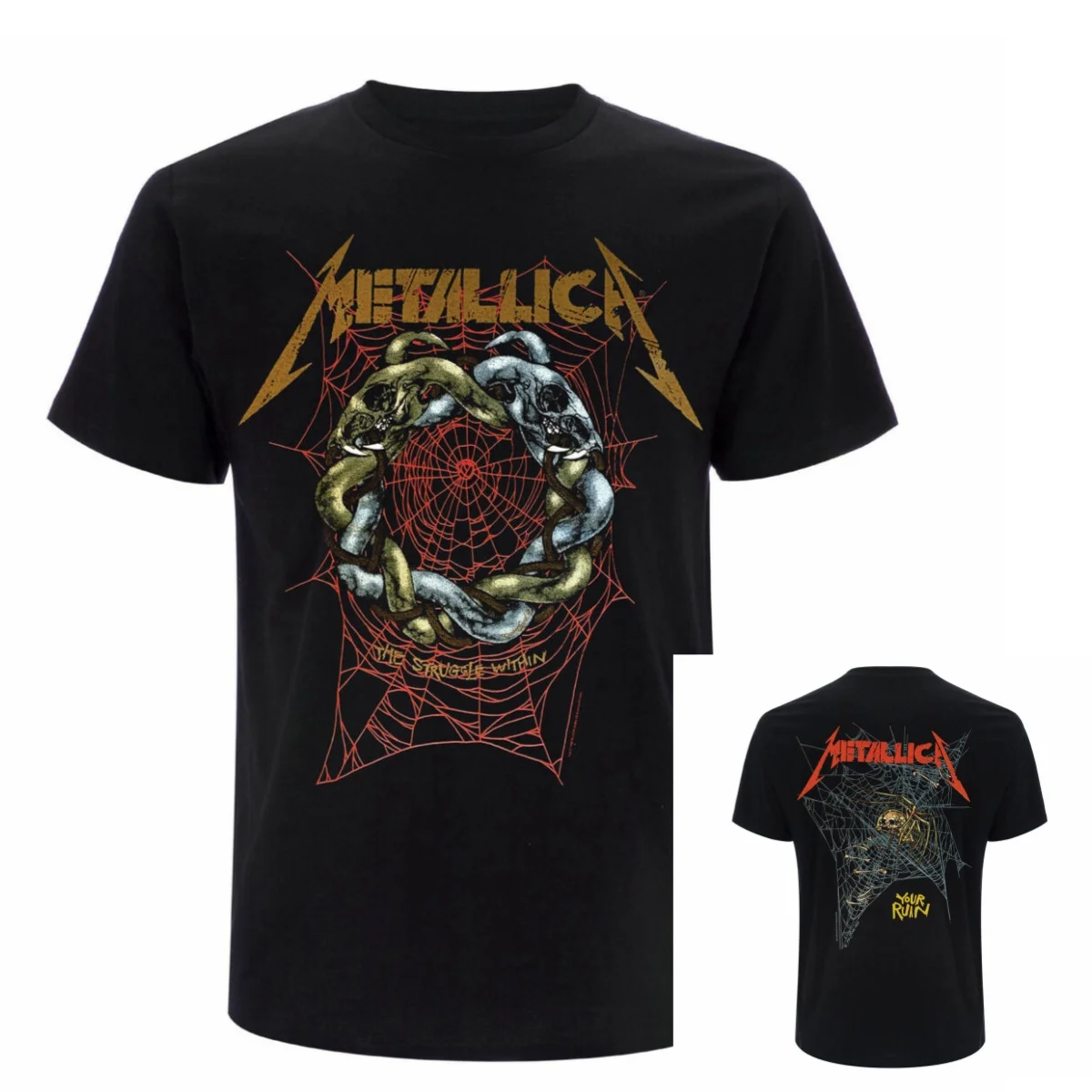 Camiseta Casual de Verano Metallica Metal Up Your Heavy Metal Rock Band, Marca de Lujo para Hombre y Mujer, Top 2026