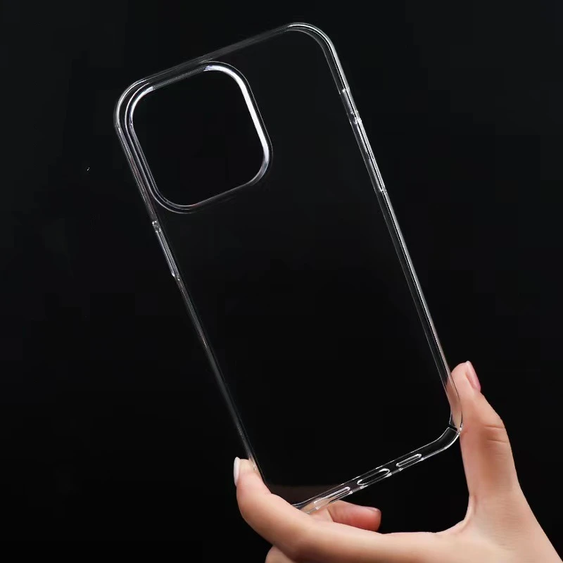 Anti-Yellow Crystal Clear Case for iPhone 16 17 15 14 13 12 11 Pro Max Military Protection Slim Fit Soft edge Ultra-Thin Cover
