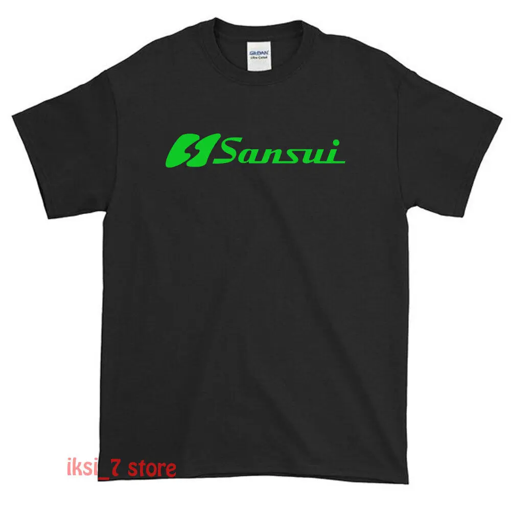 Новая футболка унисекс с логотипом Sansui Audio забавный размер от S до