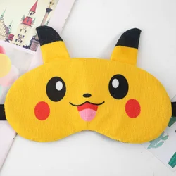 Pokemon Anime Figure Cute Pikachu Plush Eye Mask Sleep Shade Improves Sleep Quality Winter Summer Squirtle Eye Mask for Kids