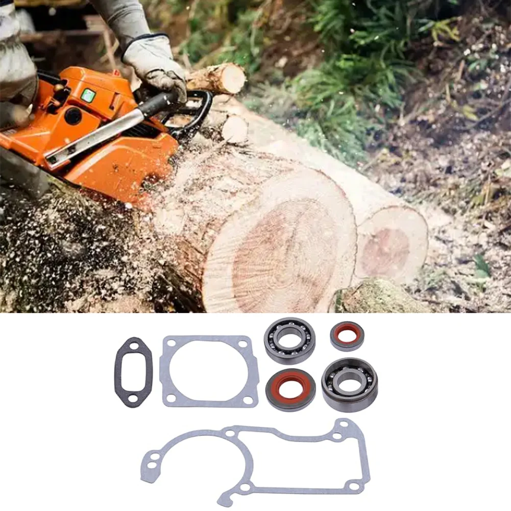 

1set Chain Saws Crankshaft Bearing And Shim Kit For 024 026 MS240 MS260 Chain Saws Garden Power Tool Accessories
