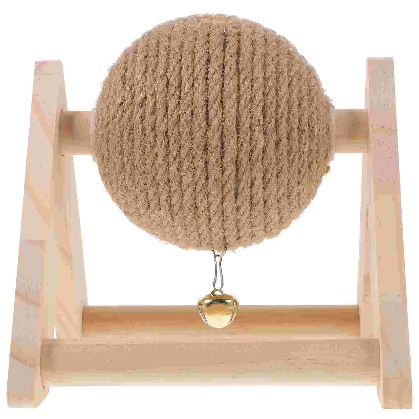 

Pet Toy Cat Scratching Board Toys Post Sisal Ball Rabbit Scratcher Bunny Chewing Rotating Globe Claws Baby