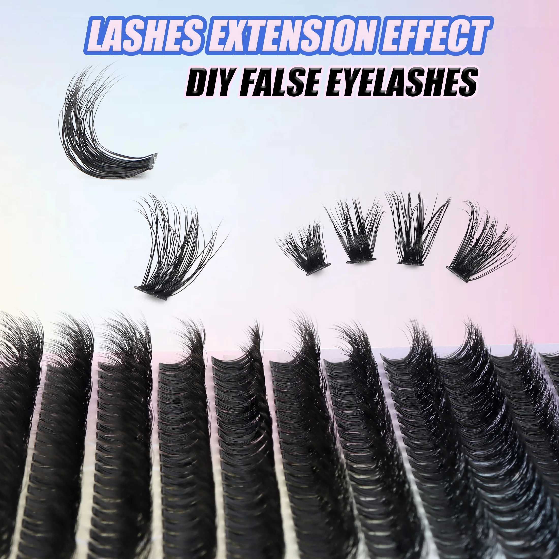 Fluffy Volume Lash Clusters In - Lashes Eyelash Extension 评论和价格