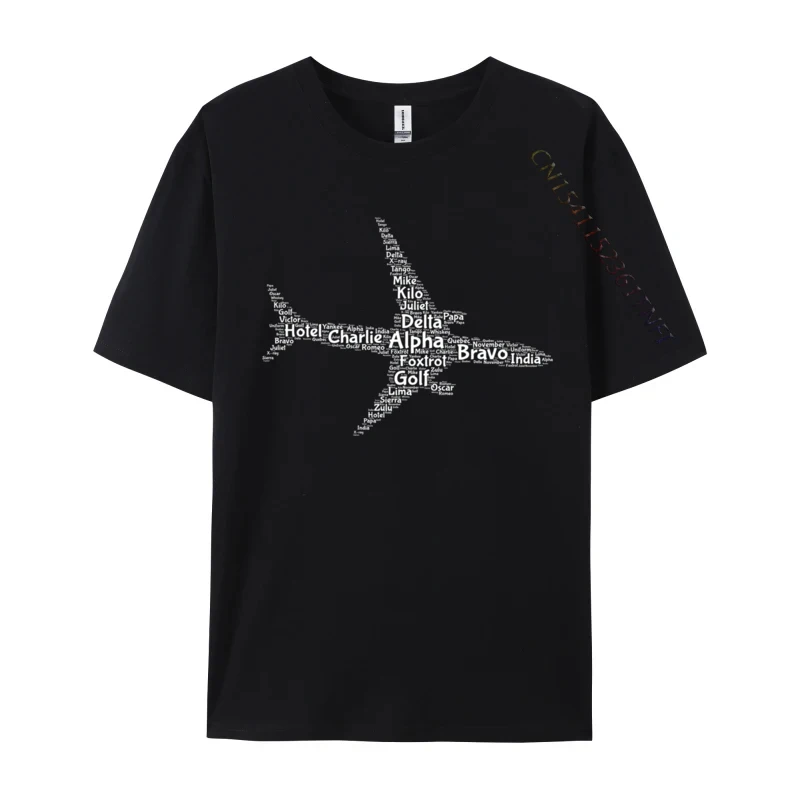 

Phonetic Aviation Alphabet TShirt for pilot Design Family Printed On Tops Shirt All Cotton T-shirts for Men Design T Shirt