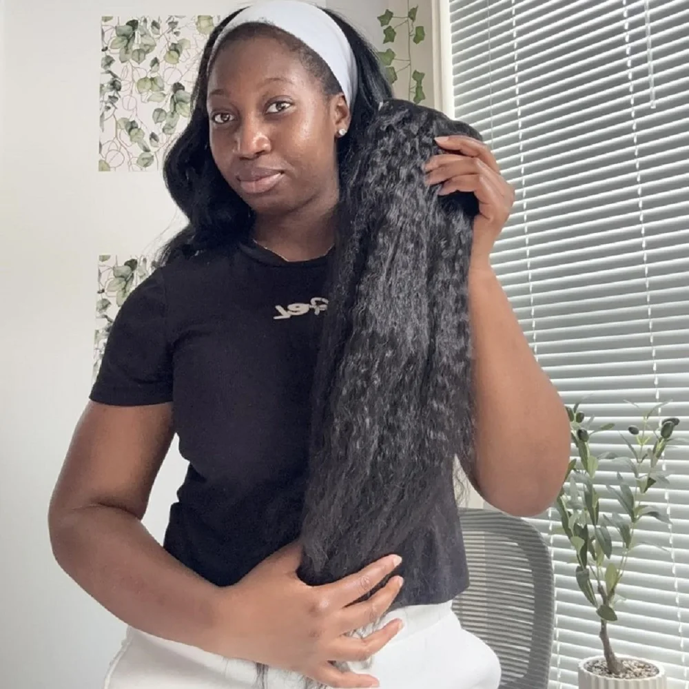 

Прямые заколки для наращивания человеческих волос Remy для женщин, 8 шт. в комплекте, натуральные черные заколки для волос в наращивании волос, невидимые бесшовные