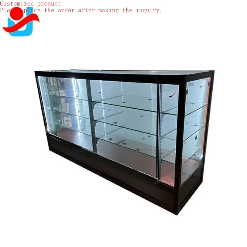 

Custom.Customized Size Strong Glass Display Cabinet Smoke Display Cabinet Smoke Counter Display Showcase