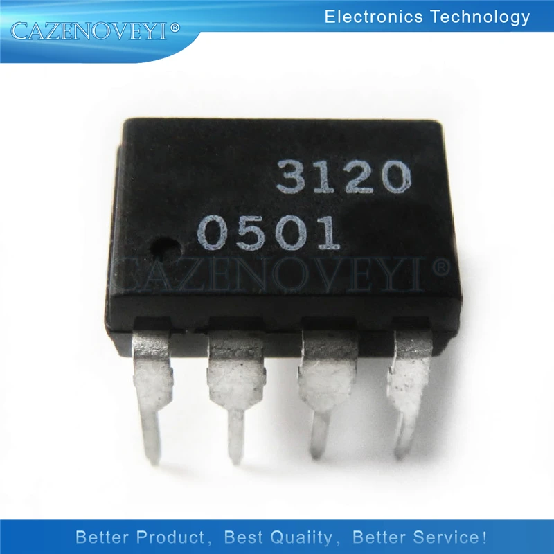 10pcs/lot HCPL3120 HCPL-3120 A3120 DIP-8 In Stock