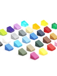 200pcs DIY Building Blocks Figure Smooth Bevel Bricks 1x1 Educational Creative Size Compatible With 54200 Toys for Children