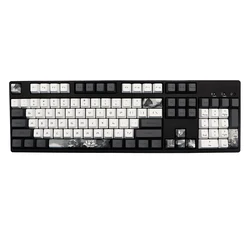 Encre Annie Pbt Keycap, profil OEM, tampon de embau, touches pour Gk61, Rk61, 68, 980, 108, QWERTZ, AZERTY, MX Keyboard Caps, allemand, français, espagnol