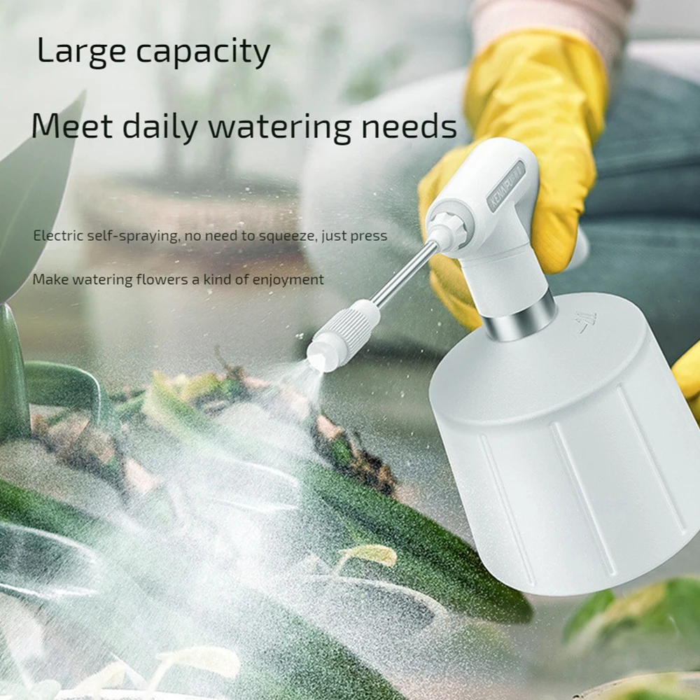 

Electric Car Wash Spray Bottle 2000mAh Agriculture Sprayer LED Indicator Plastic Handle Adjustable Nozzle for Household Cleaning