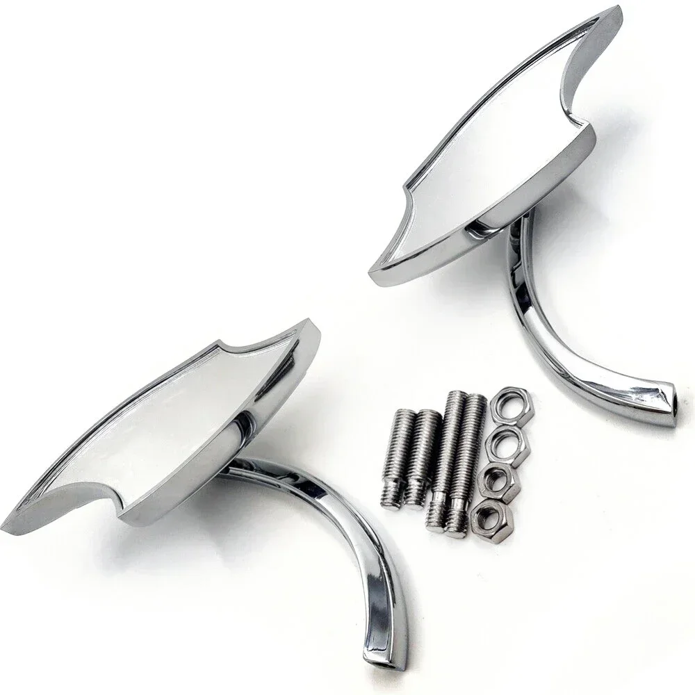 يصلح لجميع الدراجات النارية أو الدراجة إذا كانت تستخدم القياسية 8 مللي متر/100 مللي متر جبل ويندي للمقهى المتسابق هوندا يامها سوزوكي الجانب الرؤية الخلفية #3