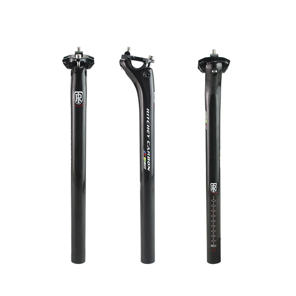 

MTB Carbon Fiber Seat Post, Mountain and Road Bike Seatpost, 3K Matte, Glossy Bicycle Parts, 27.2mm, 30.8mm, 31.6mm