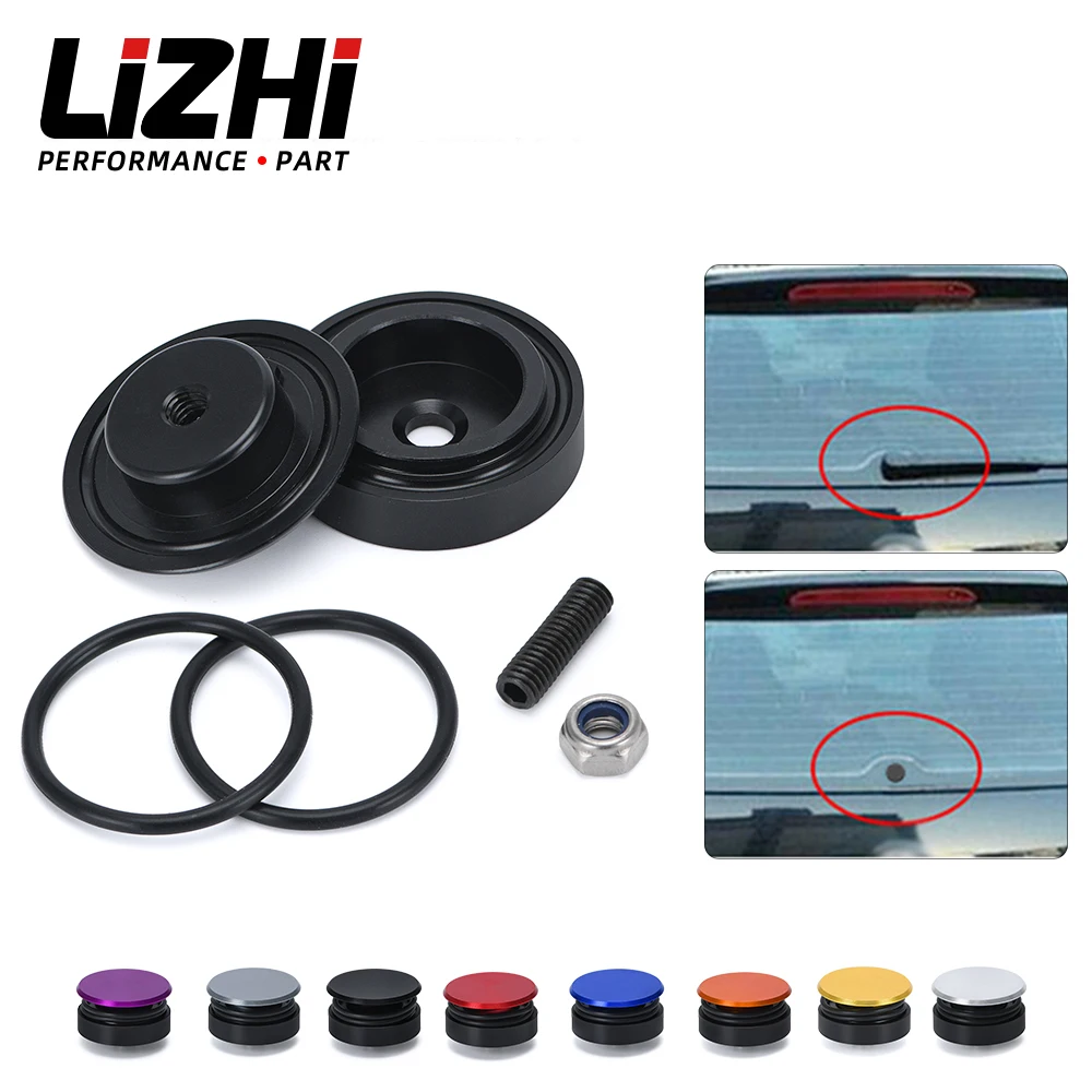 1 Set Aluminum Car Rear Wiper Delete Kit Plug Cap for Honda Acrua Toyota Mazda Nissan Kia Universal Car Accessories