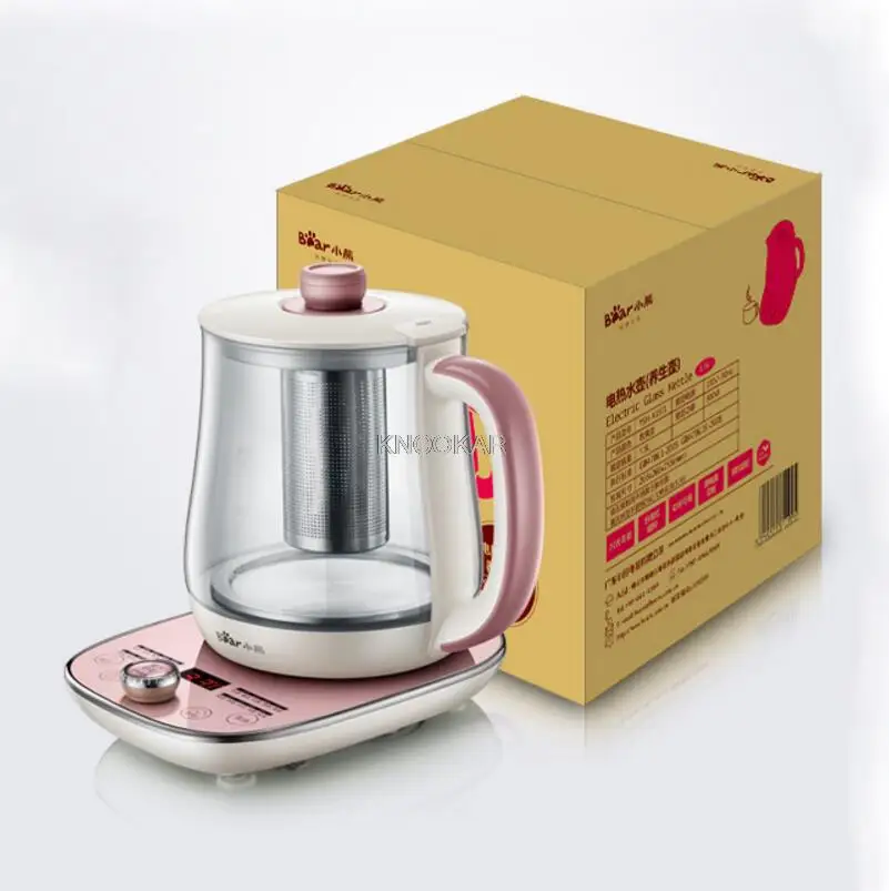 وعاء صحي أوتوماتيكي متعدد الوظائف، غلاية كهربائية، غلاية شاي، أجهزة غلاية منزلية زجاجية