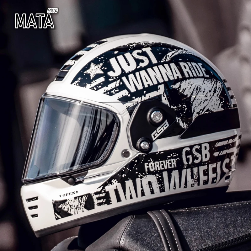 

Мотоциклетный ретро-шлем из стекловолокна для мужчин и женщин, мотоциклетный раллийный внедорожный защитный шлем 헬멧 Cascos Para Moto