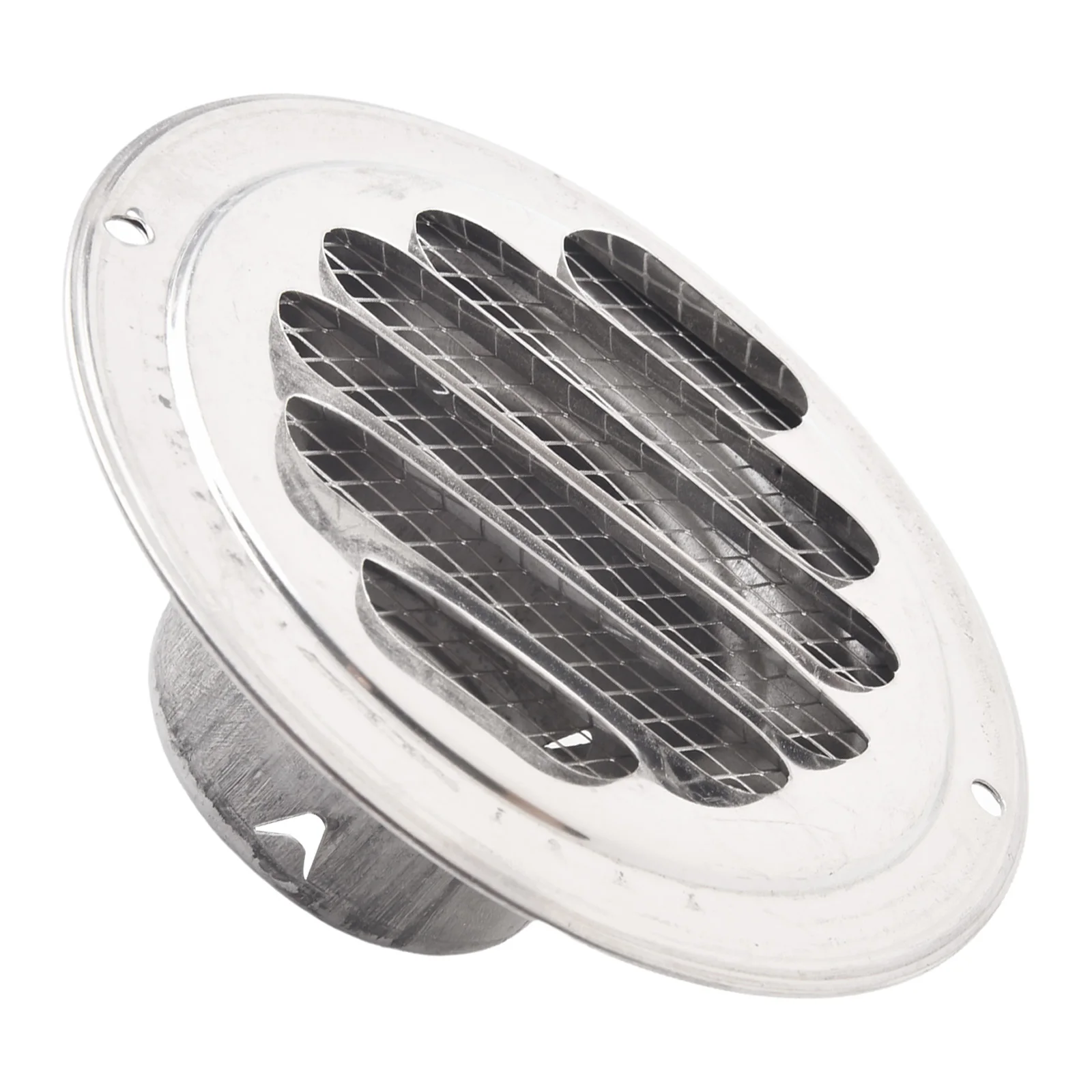 Tool Duct Ventilation Vent Grille Exterior Wall Round Stainless Steel Multi Purpose Use Promote Air Circulation