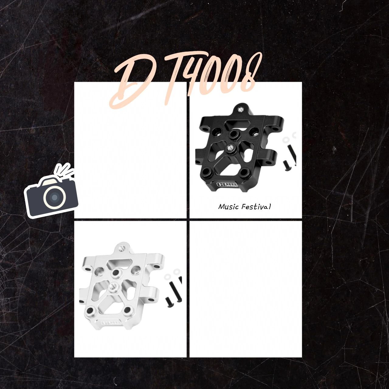 Legering voorwielophanging Pin Mount voor TAMIYA 1/10 DT-04 RC Fighter Nxgen