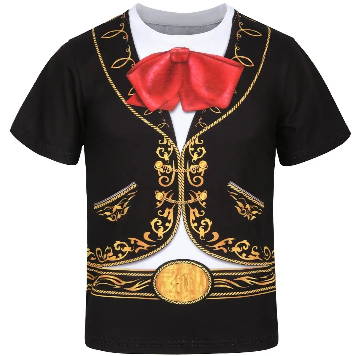 Halloween T-shirt Children Cosplay Police Costume Clown Carnival Festival Short sleeve summer novelty gorgeous quality top 6XL