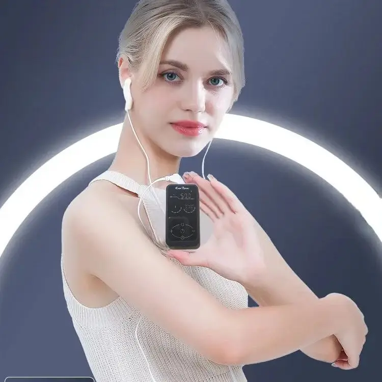 

CES Clip Ear Sleep Aid Device for Insomnia Anxiety Relief, Cranial Electrotherapy Stimulator Head Pain Treatment Fast Sleep