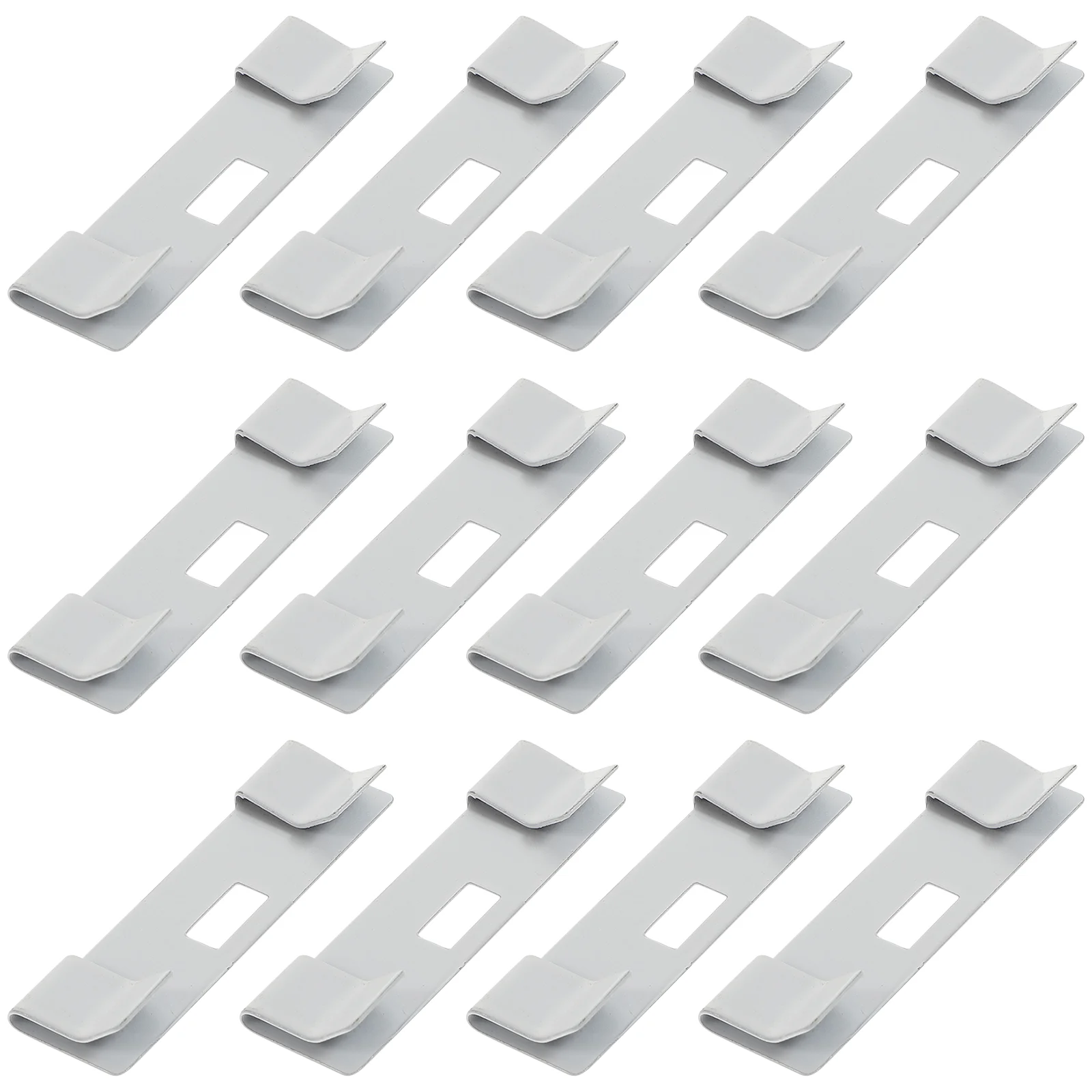 12 Pcs Blinder for Window Metal Clip Venetian Blinds Vertical Repair Fixer Clips